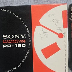 2 SONY PR-150 reel to reel professional recording tape – 1800′ Open Box Lot