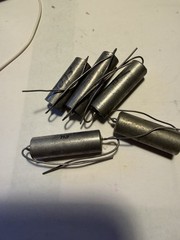 Lot Of 5 .1 EFCO 630 Volt Paper And Oil Capacitors NOS