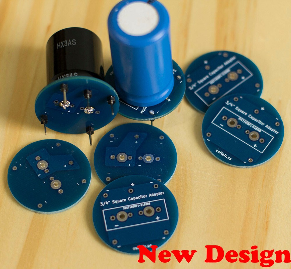 Capacitor Adapter 3/4″ Square Tek Tektronix TM501 Power Supply Recap (x3)