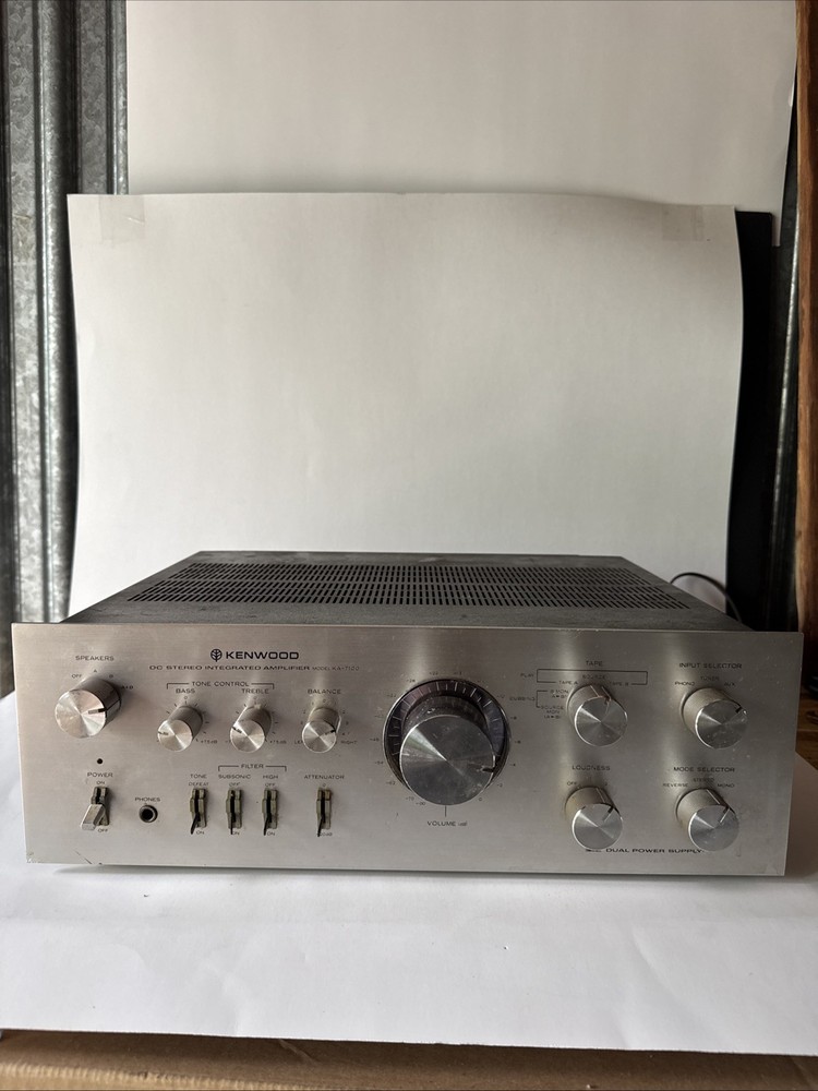 Vintage KENWOOD DC Stereo Intergrated Amplifier KA-7100
