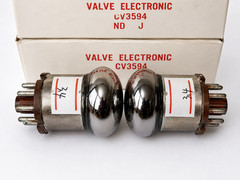 Western Electric 717A VT269 CV3594 Tubes NOS/NIB in Original Box — Matched Pair