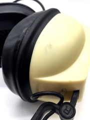 Vintage Sky Stereo Headphones Model V-372 3.5 mm Jack Cushioned Ear Pads Taiwan