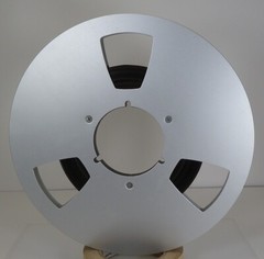 10.5″ Aluminum Metal Reel To Reel 1/4″ Magnetic Recording Tape – Used