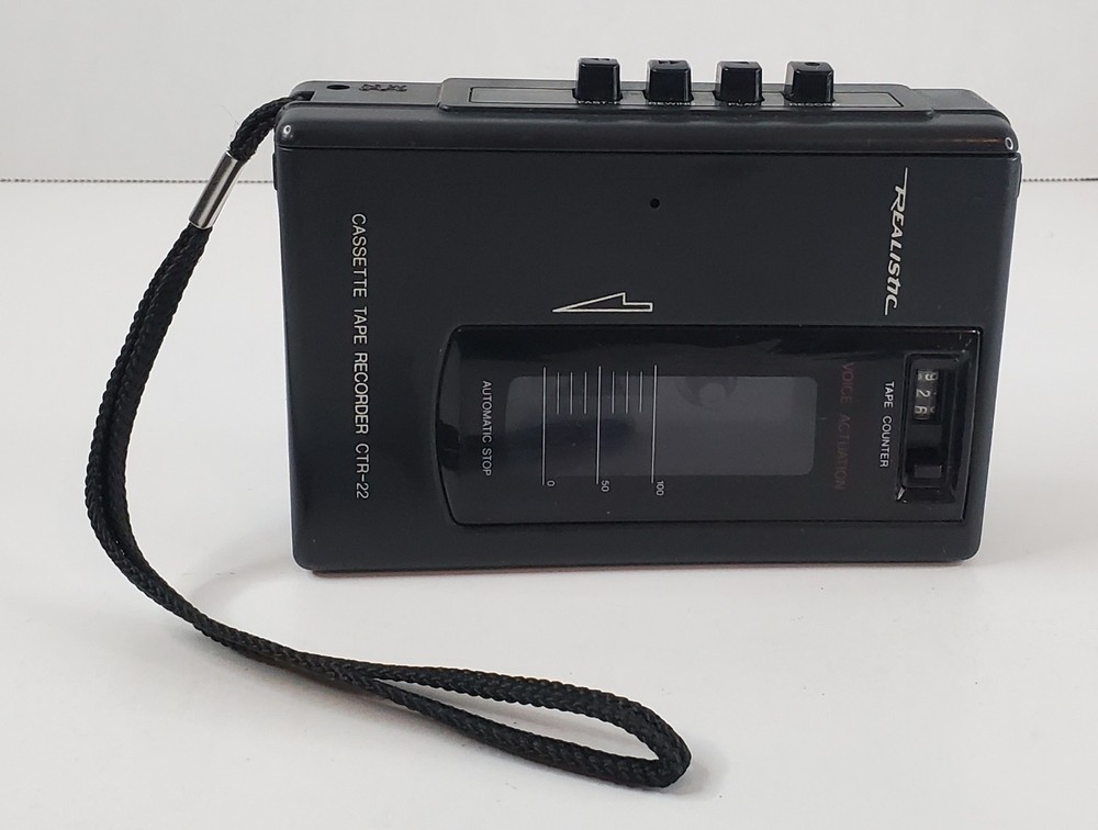 Realistic Cassette Tape Player Recorder CTR-22 Mic Built-in Speaker