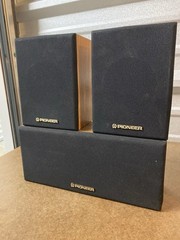 Vintage Pair Pioneer CS-X380-Q & CS-C180-Q Surround Speakers