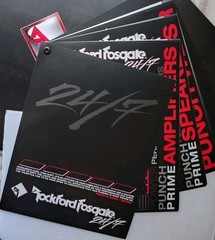 Rockford Fosgate 24/7 Josh Grant Supercross, Monster Energy Dealers Tri-folder