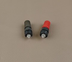 HEATHKIT AR1500 SPEAKER TERMINAL ONE PAIR OF BLACK AND RED