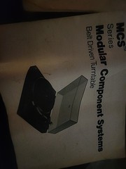 MCS Series Turntable (Modular Component Systems) Model 6710 Belt Drive. Technic