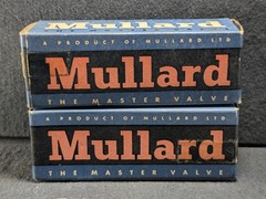 Pair NEW Matched Sealed 1955 Mullard GZ34 Metal Base Vacuum Tubes No Leak 5AR4
