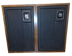 Vintage Zenith Allegro 3000 Speakers Pair 16 Ohm Tested Grills Wood Cabinet