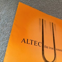 Vintage Altec Catalog Finished Cabinet & Floor Speakers Stereo Equipment LOC F