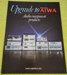 ULTRA RARE! AIWA Full Line AUDIO COMPONENTS Color BROCHURE !! 1970’s