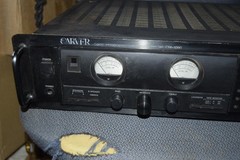 Carver CM-1090 Integrated Stereo Amplifier **Tested w/ LED Red Light Upgrade**