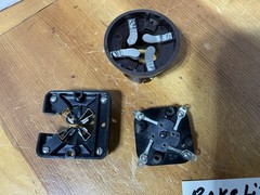 3 BAKELITE UX 4 PIN tube socket BAYONET TYPE 81, 01A UX-26, UX-227 VTG RADIO