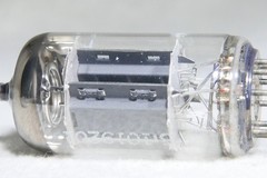 Matched Pair Telefunken ECC83/12AX7 Long Ribbed Plate Germany Diamond on Bottom