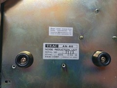 TEAC AN-60 W Noise Reduction Unit – Great condition