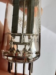 Pair AMPEREX 7062 E180CC RARE- BUGLE BOY Treble Clef Matched Heerlan Δ1A2 Grail