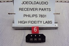 Philips 7831 Receiver Antenna Input Jack w/ Mounting Screws Tested Parting 7831