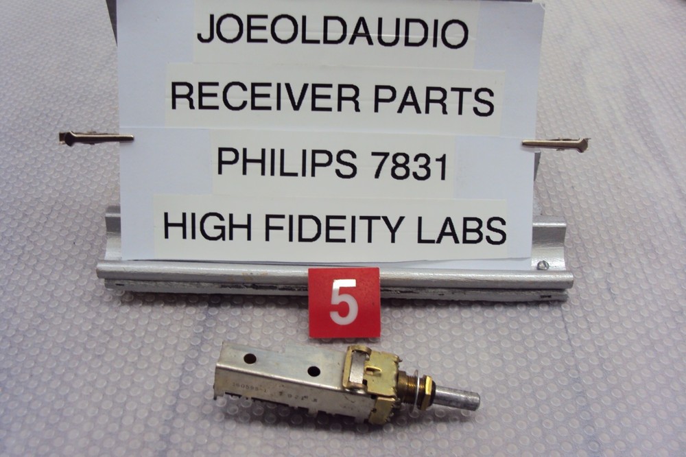 Philips 7831 Receiver AM/FM/Phono/AUX Selector Switch ALPS P/N 160595-1 Tested