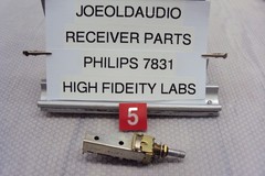 Philips 7831 Receiver AM/FM/Phono/AUX Selector Switch ALPS P/N 160595-1 Tested