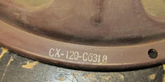 12″ Jensen 3 Element Coaxial System Speaker CX-120-C631 8, Needs Restoration