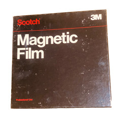 Scotch 3M 16mm Magnetic Recoding Film Stock 1500 ft Full Coat New Unused