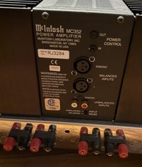 McIntosh MC352 power amplifier 2 Ch