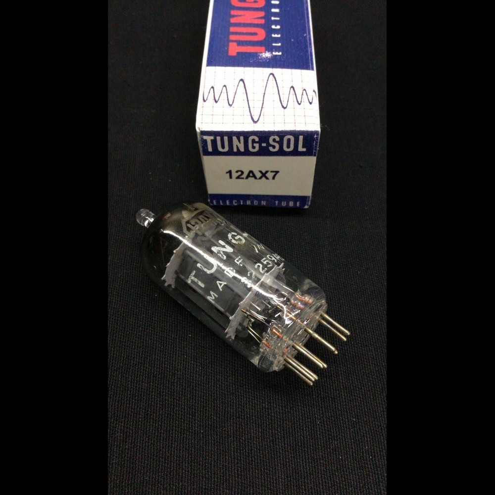TUNG SOL 12AX7 ECC83 Foil Strip D Getter PREMIUM Audio VACUUM Tube 8.9654
