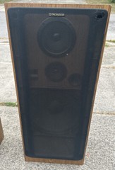 Vintage Pioneer 150W 3-Way Speaker system CS-K535 150W Japan & USA 36″ WORKING!