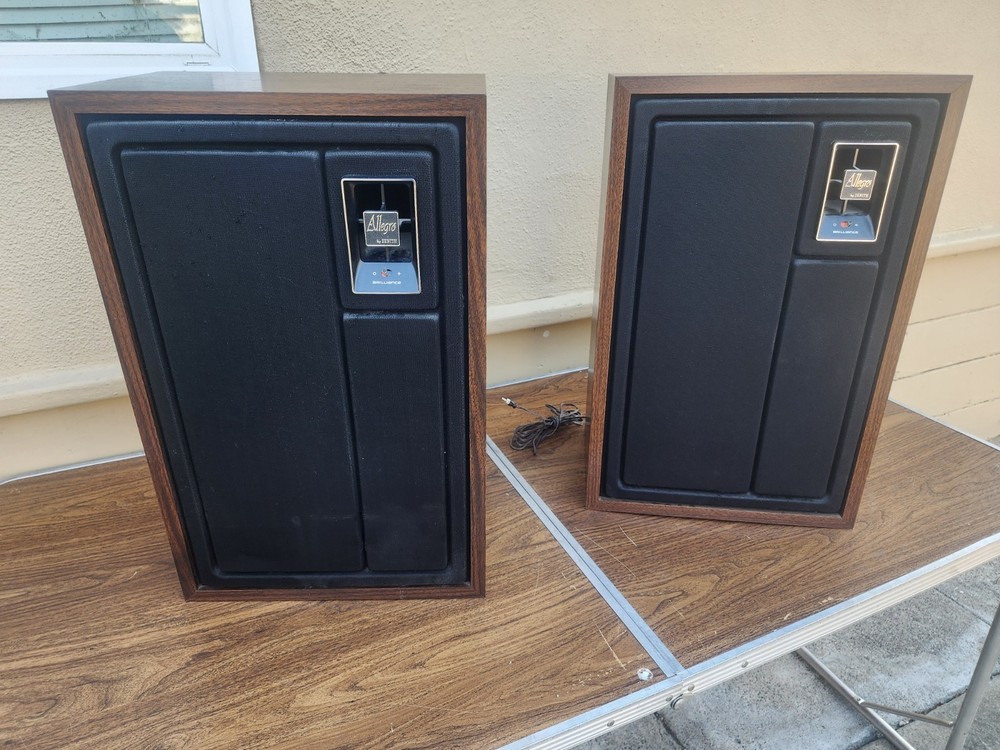 ALLEGRO 3000 by Zenith HOME STEREO SPEAKERS vintage — LOCAL PICK UP SAN JOSE,CA
