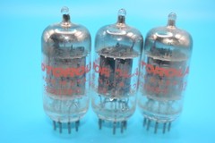 Superb Trio – Motorola by Tung Sol 12AX7A Vintage Audio Tubes – TV7 Tested+++
