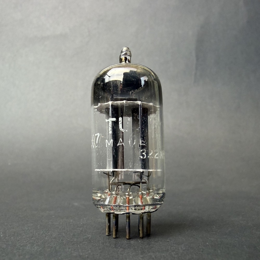 1960s 12AX7 ECC83 Tung-Sol Tube Gray Long Plate O Getter TV7 Test NOS TS7-6