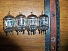 5 Strong GE JAN- 5670W Military Issue Tubes