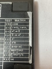 Vintage HP-15C Black Silver Portable Programmable Scientific Calculator