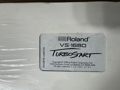 Roland VS-1680Turbo Start VHS Tape (1998)Tutorial /rare New Sealed