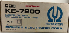 Pioneer KE-7200 Cassette Car Stereo with AM/FM Electronic Tuner