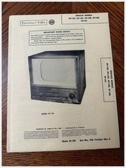1950 Dewald TV Repair Manual Photograph Howard Sams Photofact Indianapolis IN