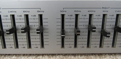Realistic 31-1989 RS Vintage Stereo Frequency Equalizer 7 Band X2 EQ Works Great