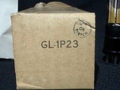 Vintage Unused U. S. Navy GE GL-1P23 1943 Photo Tube w/1942 Instructions
