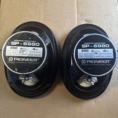 PIONEER ELECTRONIC CORP. Coaxial Four Way Speakers 2x SP-6980 250W 50 W NOM 580g