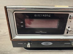 Zenith Circle Of Sound R472 Solid State AM FM Radio Alarm Clock Tested Working
