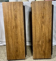 Vintage Sharp Floor Speakers Pair CP-6600 Tested Working