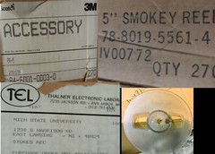 1 x 1/4″ NOS Scotch 3M Empty 5″ Plastic Reel SMOKEY pr-5 78-8019-5561 tape