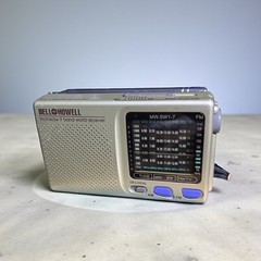 5G Bell & Howell Fm/mw/sw 9 Band World Receiver Radio Portable Working