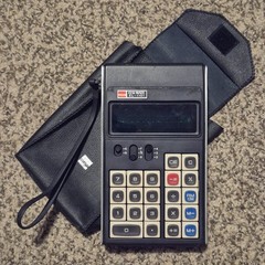 Vintage Sharp Elsi Mate EL-1101 Calculation No Power Supply, Not Working