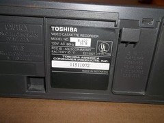 Toshiba W-422 VCR VHS Player Recorder 4 Head Commercial Skip , Tested, No Remote