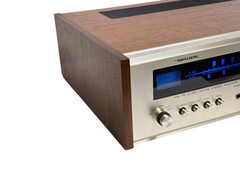 Realistic STA-75 Vintage AM/FM Stereo Receiver Walnut Case Blue Dial Lights Serv