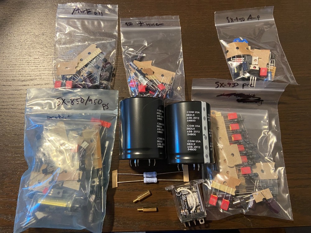 Pioneer SX-950 Complete Rebuild Kit High-Quality Receiver Recap Caps Transistors