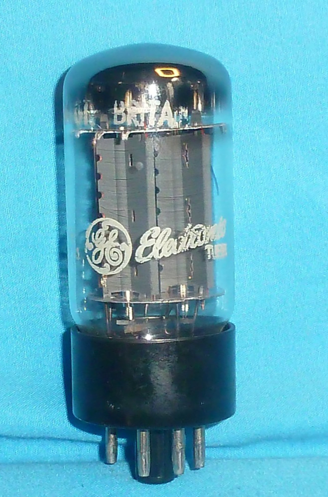 1-Mullard 5AR4 GZ34 Labeled for GE Vintage Electronic Full Waive Rectifier
