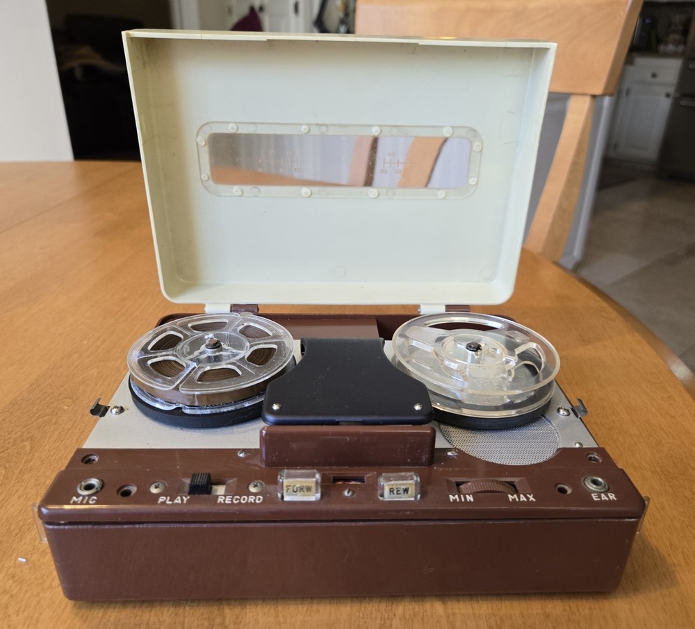 VTG. JAGUAR Reel-to Reel Tape Recorder Player 1960s “For Parts Only/Repair”